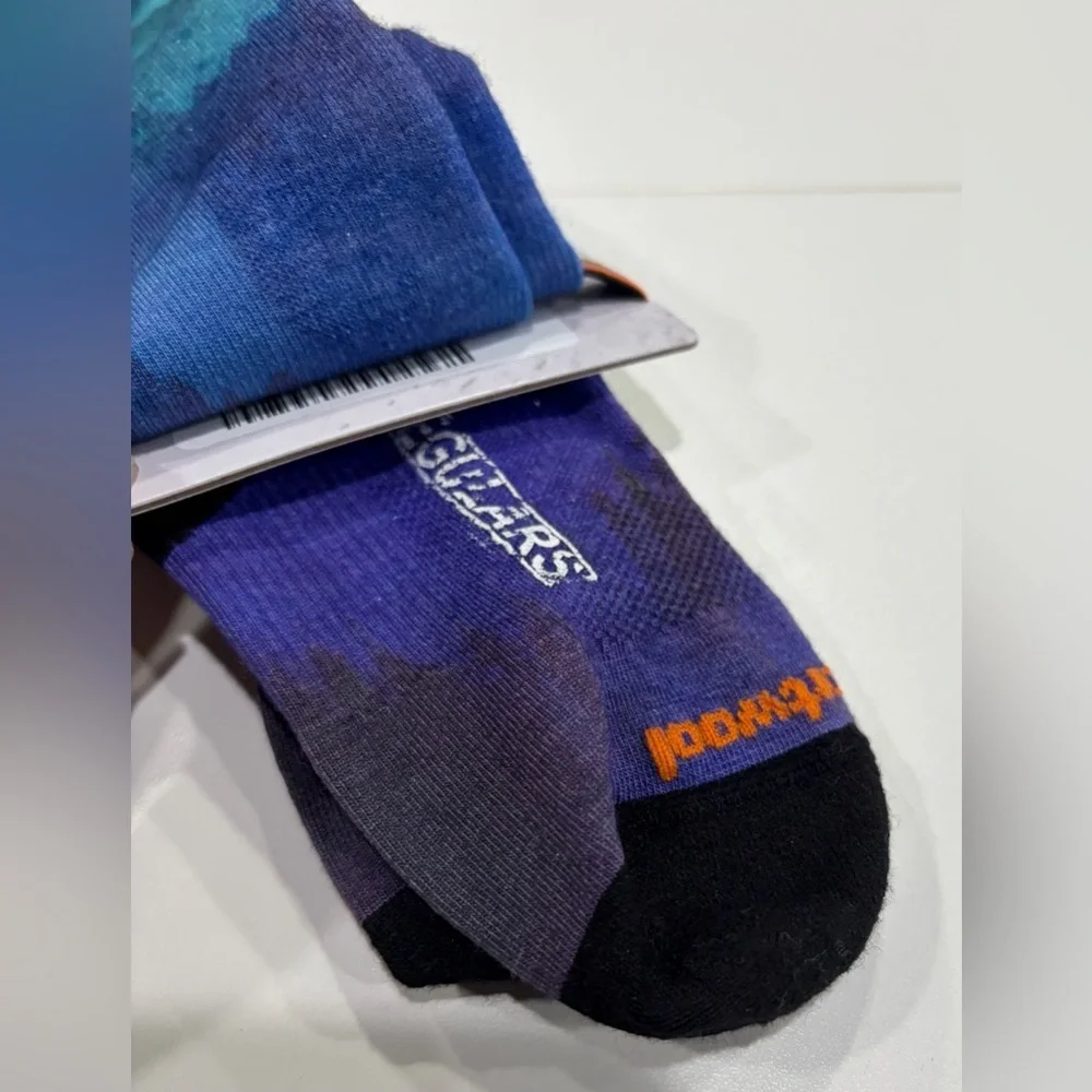 SmartWool Women's Large Ski Targeted Cushion Compression Socks Blue NWT Black